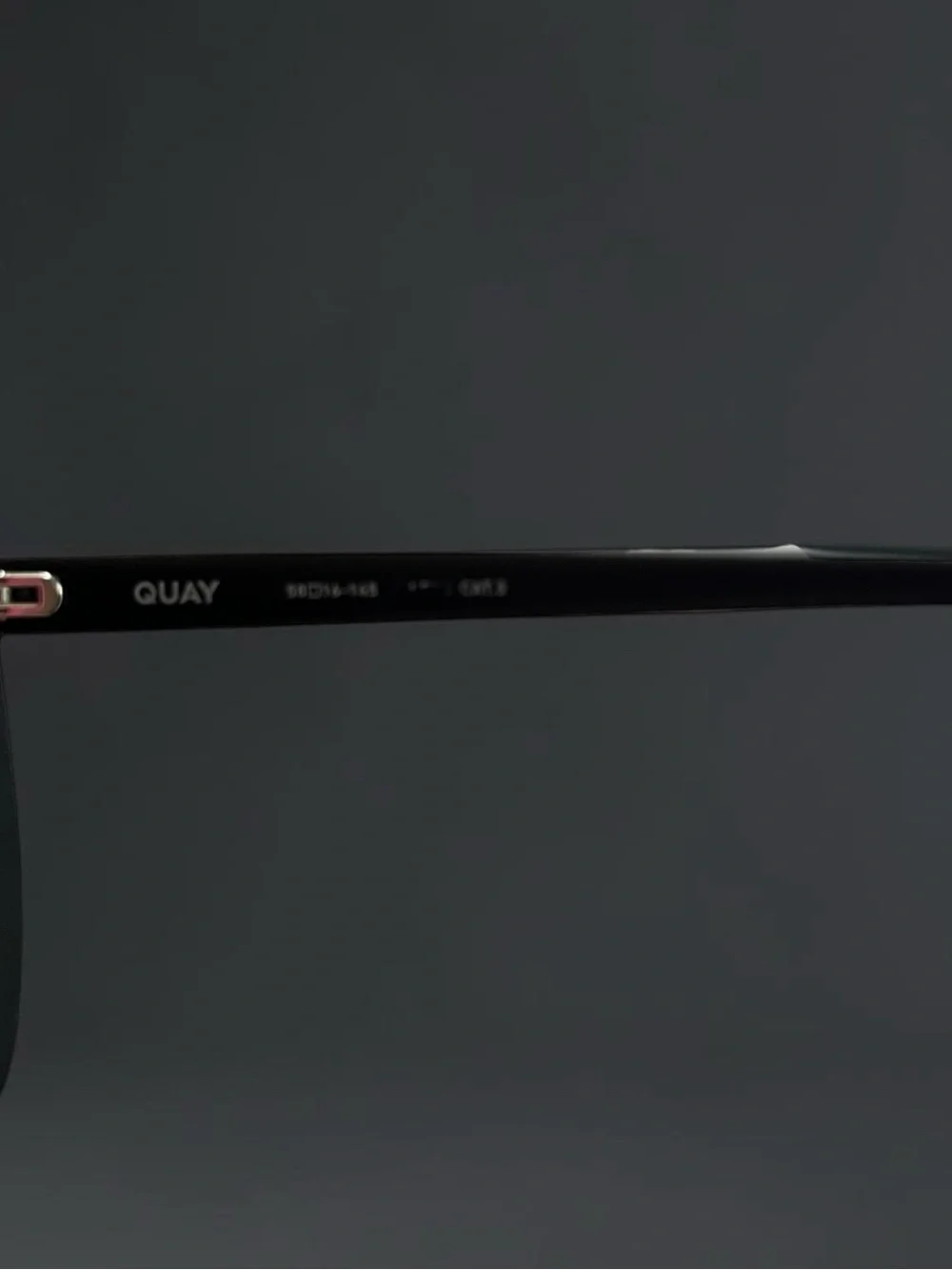 Quay Ever After Oversized Cat Eye Sunglasses Black Gradient